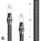 Flextron Gas Line Hose 3/8'' O.D. x 48'' Length with 1/2" MIP Fittings, Stainless Steel Flexible Connector FTGC-SS14-48A - alternate 2